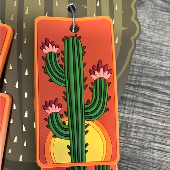 Luggage Tags | Cactus 🌵 & License Plate Style “Thriving” & “Fearless” 🌅 - Picture 3 of 6
